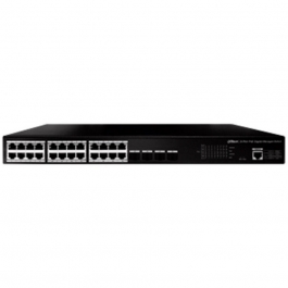 24-портовый коммутатор c PoE Dahua PFS4428-24GT-370