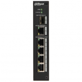 4-портовый коммутатор c PoE Dahua PFS3106-4P-60