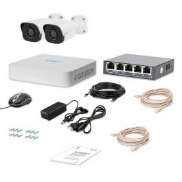 Комплект IP видеонаблюдения Tecsar Lead IP 2BUL-2MP