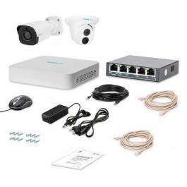 Комплект IP видеонаблюдения Tecsar Lead IP 2MIX-2MP