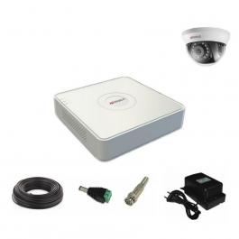 Комплект видеонаблюдения HD-TVI Hikvision 1-DOME