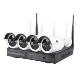 Комплект видеонаблюдения Partizan Outdoor Wireless Kit 1MP 4xIP