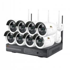 Комплект видеонаблюдения Partizan Outdoor Wireless Kit 1MP 8xIP