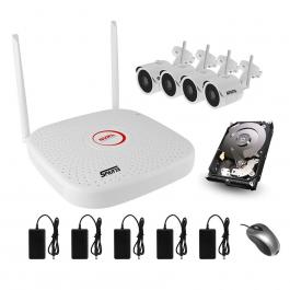 Комплект видеонаблюдения Sparta Wireless Kit 1MP 4xIP